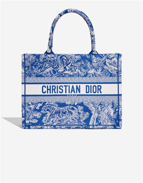 dior blue and white bag|dior white bag price.